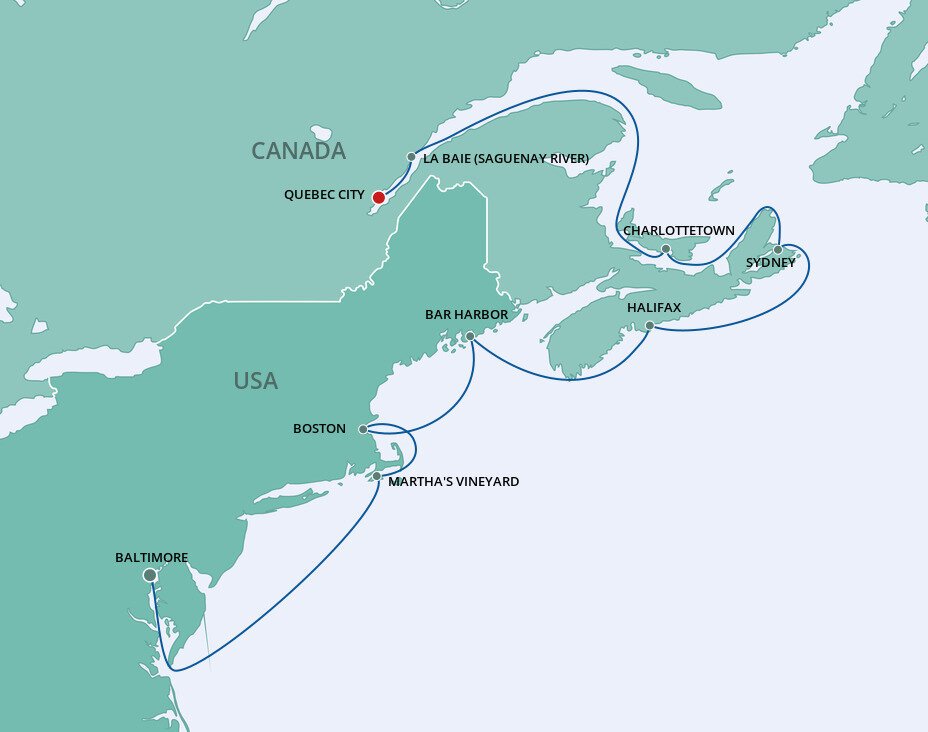 Canada & New England Norwegian Cruise Line (10 Night Cruise from