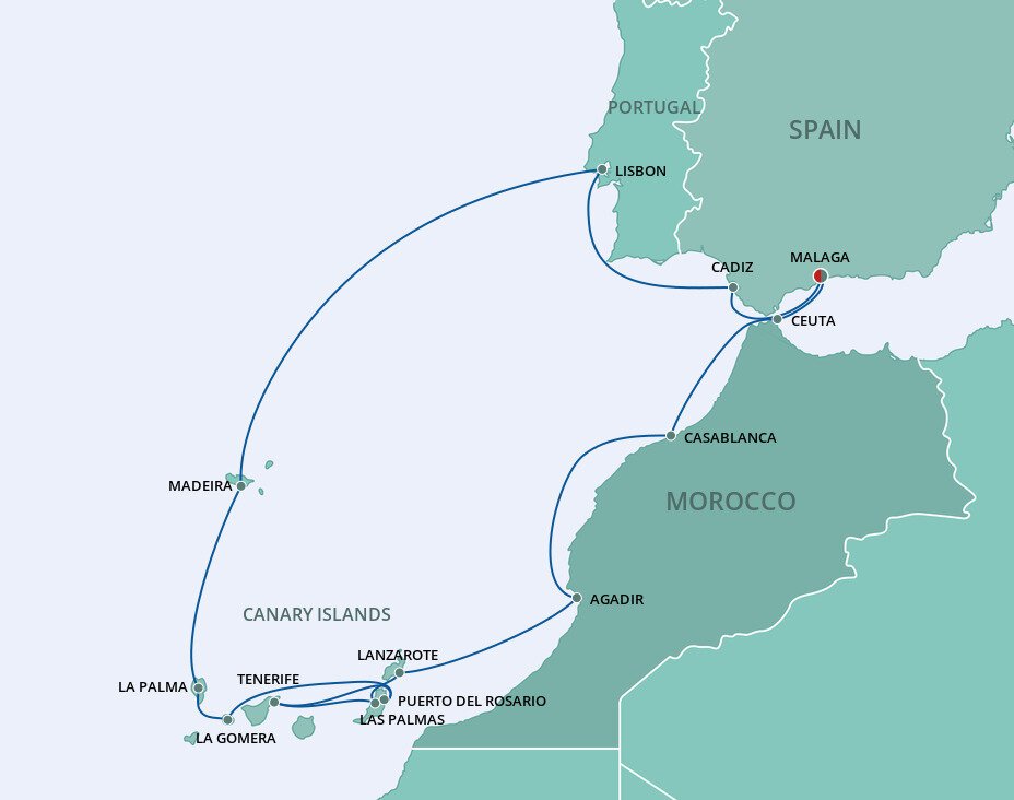 thomson cruises canary islands and morocco
