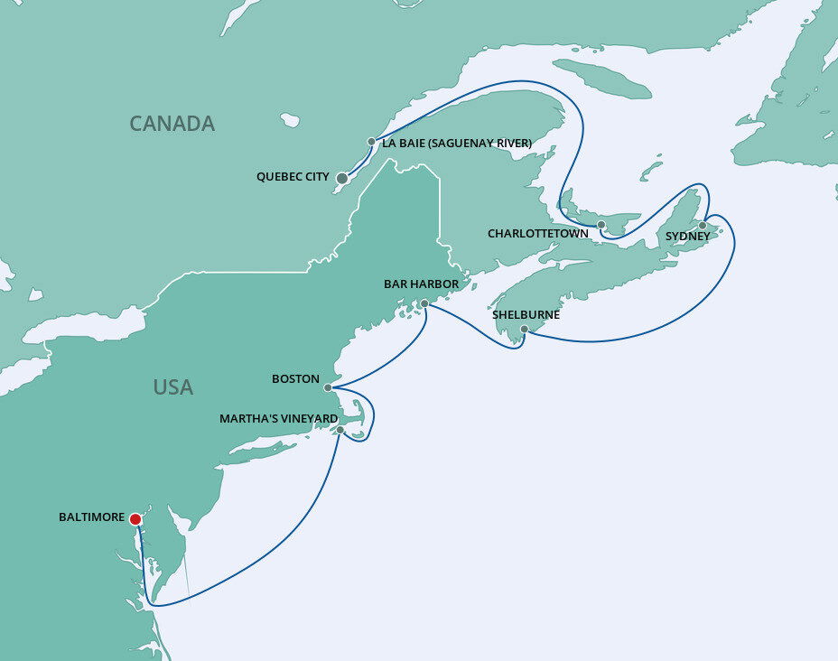 Canada & New England - Norwegian Cruise Line (10 Night Cruise from ...