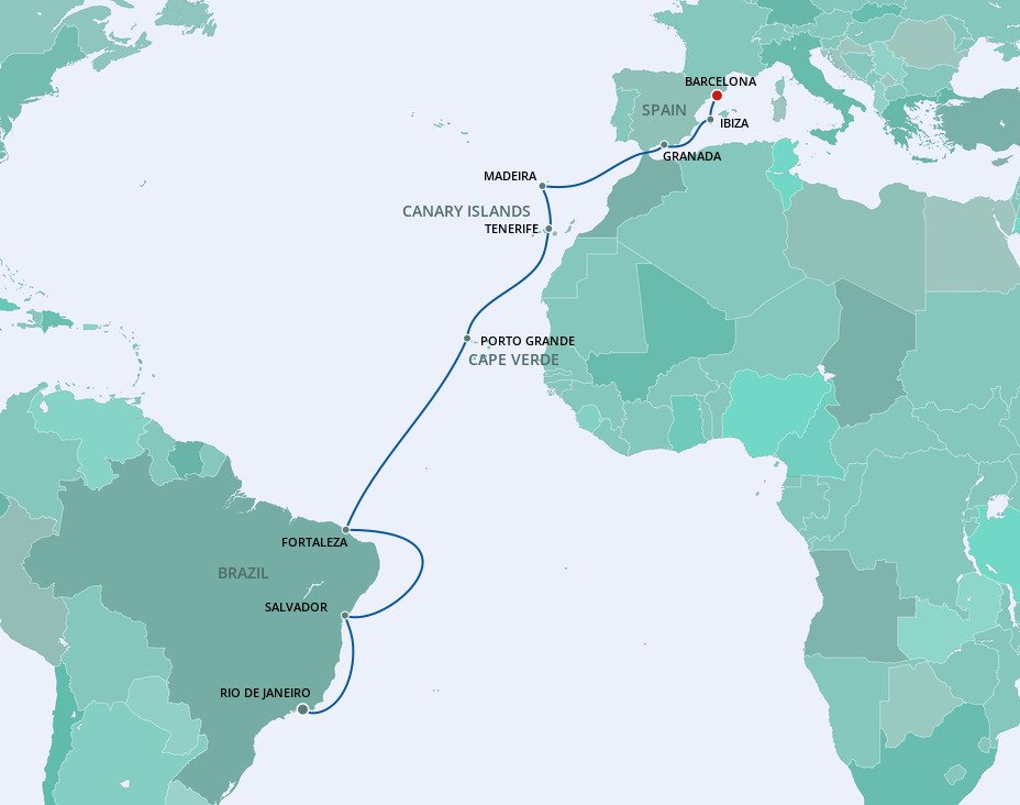 Transatlantic Cruises - 2023-2025 Seasons