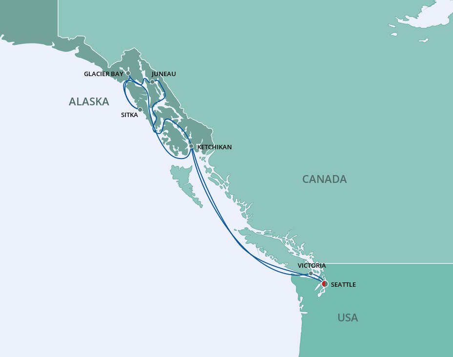 Alaska Seattle Norwegian Cruise Line (7 Night Roundtrip Cruise from