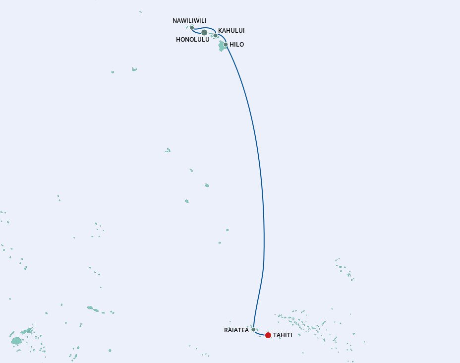 Hawaii Tahiti Norwegian Cruise Line (12 Night Cruise from Honolulu Hawaii Tahiti Norwegian Cruise Line (12 Night Cruise from Honolulu
