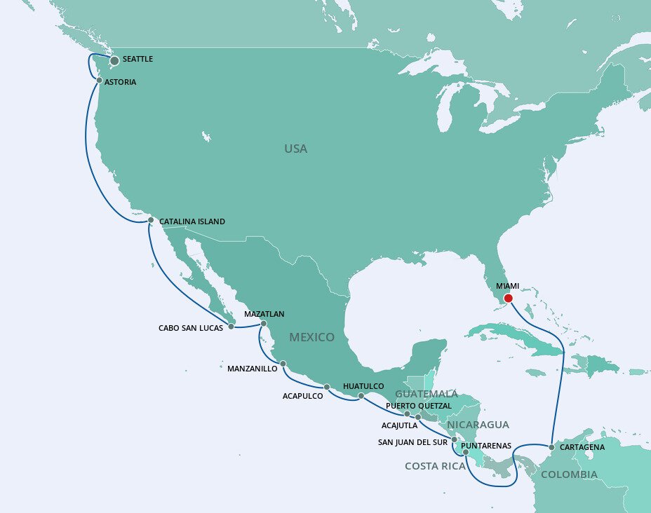 repositioning cruises through the panama canal