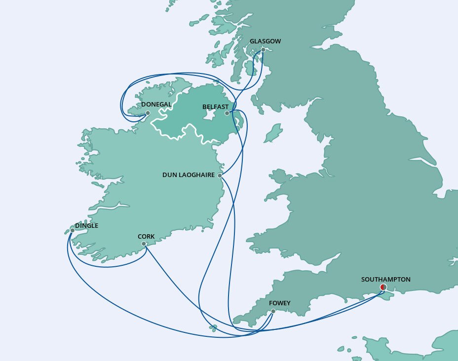 UK & Ireland Norwegian Cruise Line (10 Night Roundtrip Cruise from