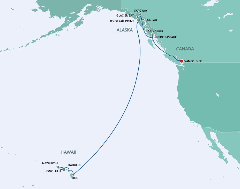 Hawaii - Alaska - Norwegian Cruise Line (16 Night Cruise From Honolulu ...