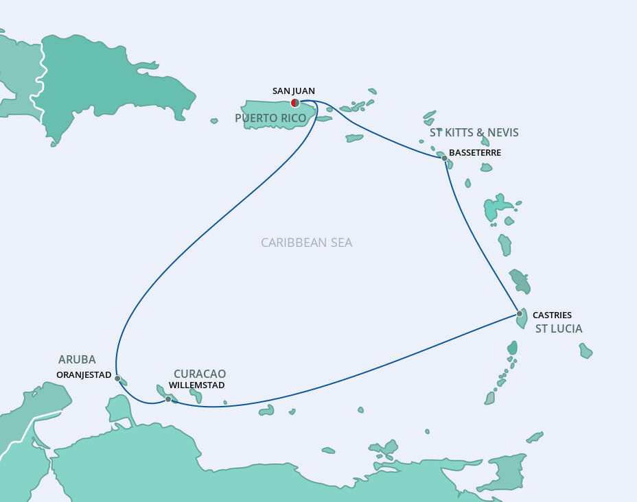 Southern Caribbean Cruises 2025 From San Juan Iona Renate