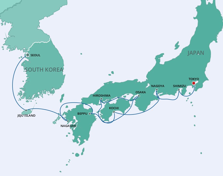 Asia - Japan - Norwegian Cruise Line (10 Night Cruise From Seoul To Tokyo)