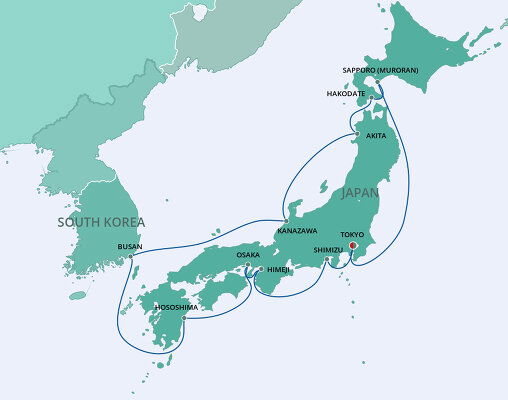  Japan Cruises - Norwegian Cruise Line (NCL) - 2023-2025 Seasons Bildidee 
