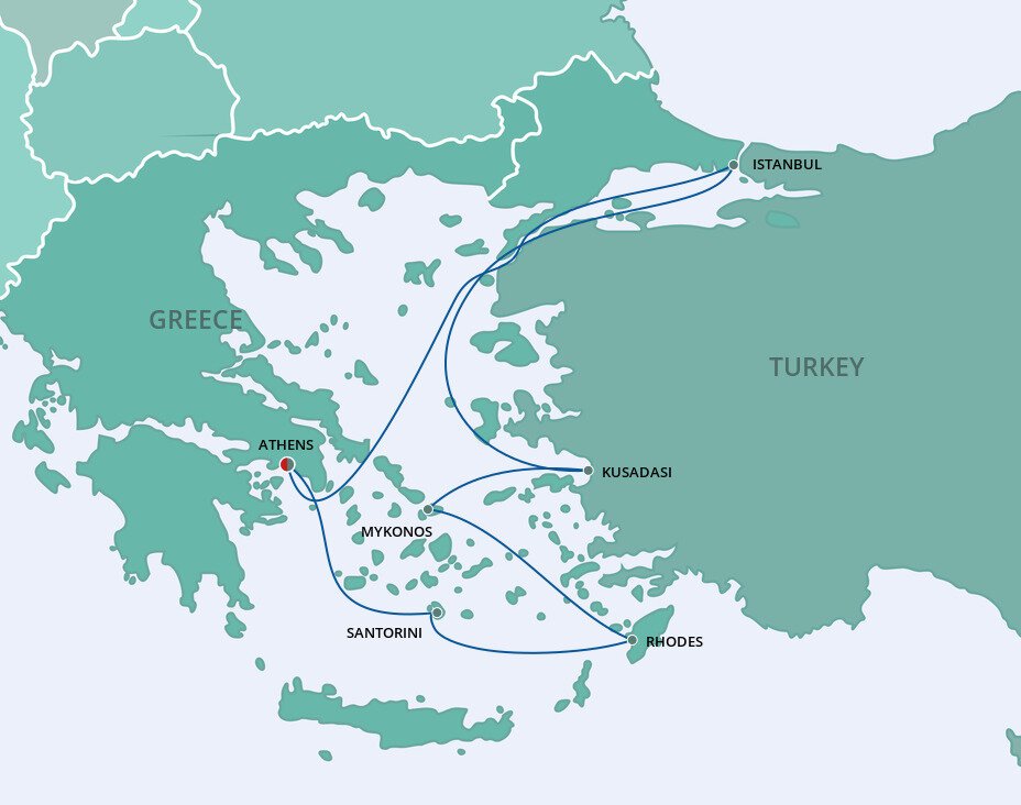 Europe - Greek Isles & Eastern Med - Norwegian Cruise Line (7 Night ...