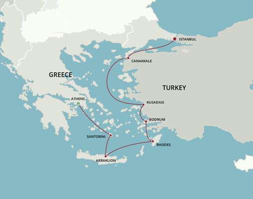 Cruises from Athens to Istanbul - 2024 & 2025 Seasons