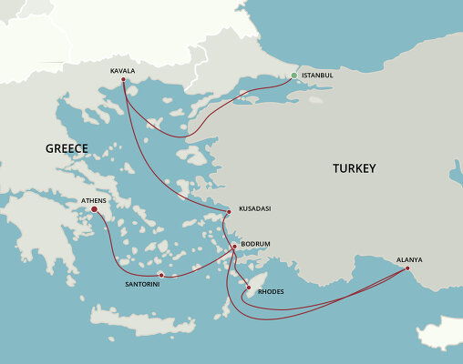 Cruises From Turkey To Greece - 2024-2026 Seasons