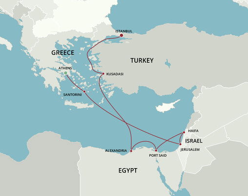 Cruises from Athens to Istanbul - 2023-2025 Seasons