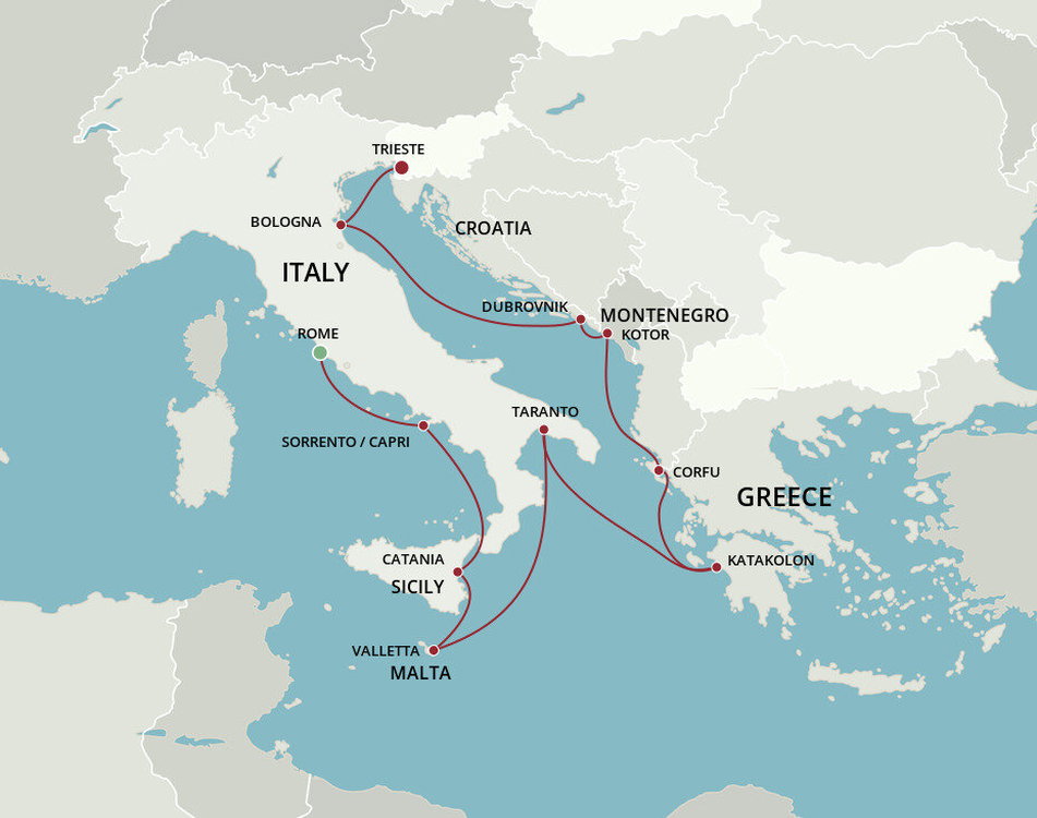 Italy & Dalmation Coast - Oceania (10 Night Cruise From Rome To Trieste)