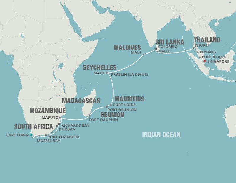 indian ocean cruises from south africa