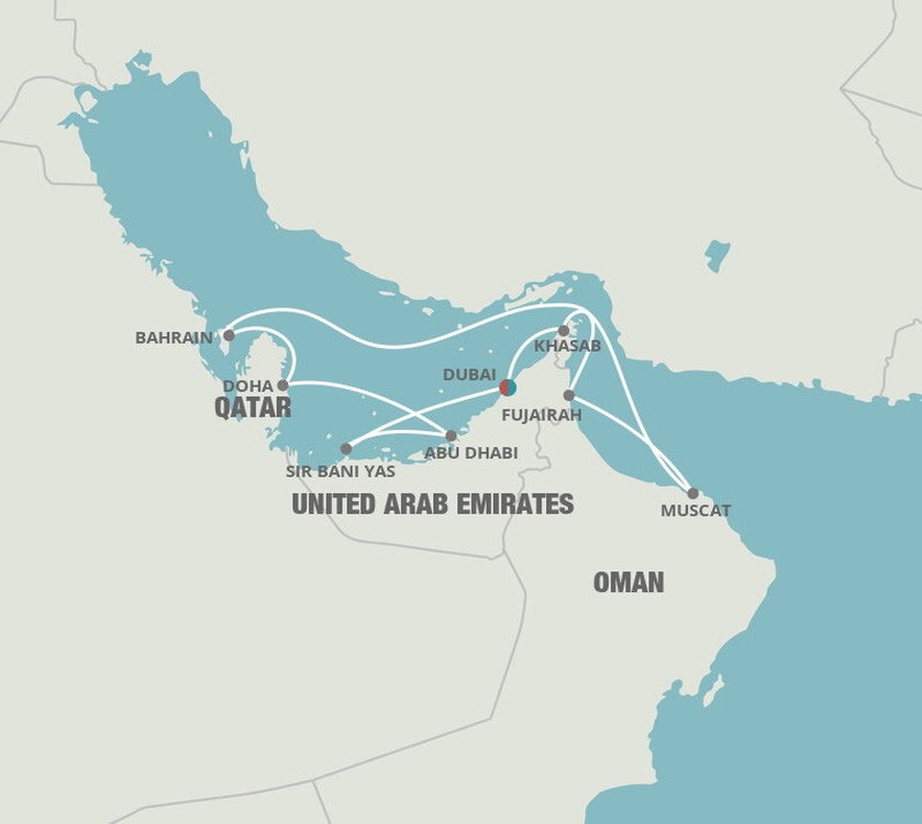 Middle East Meandering - Oceania (10 Night Roundtrip Cruise from Dubai)