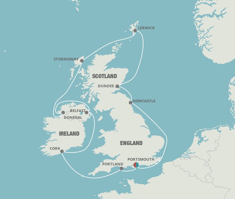 British Isles Exploration - Oceania (10 Night Roundtrip Cruise from London)