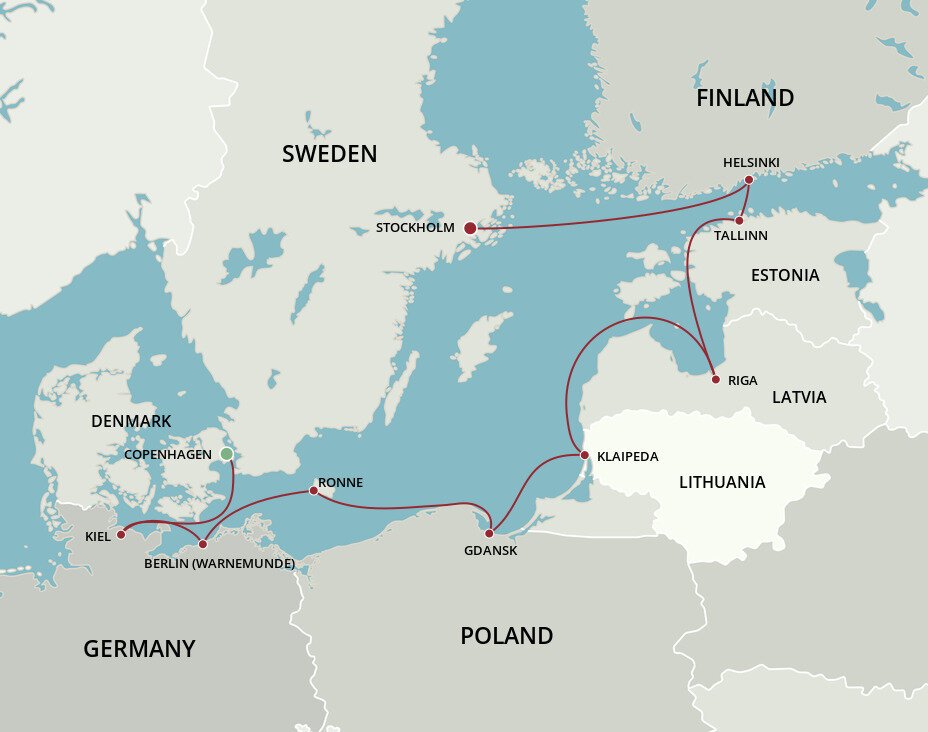 Essential Baltic Oceania (11 Night Cruise from Copenhagen to Stockholm)