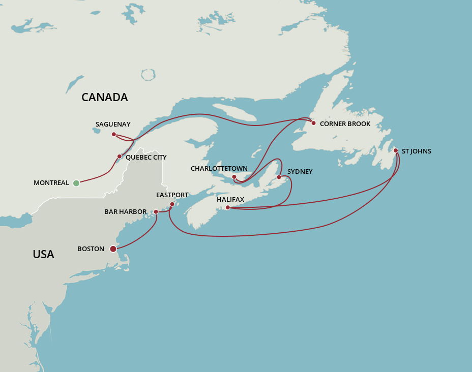 Canada & New England Charms - Oceania (11 Night Cruise from Montreal to 