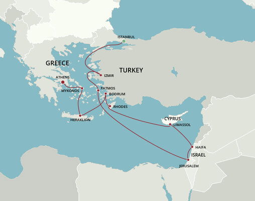 Cruises from Istanbul to Athens - 2023-2025 Seasons