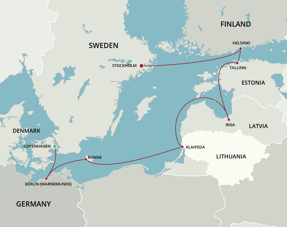 Baltic Jewels - Oceania (7 Night Cruise from Copenhagen to Stockholm)