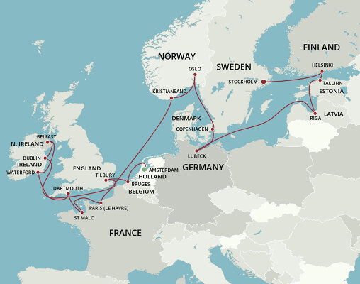 Northern Europe & Baltic Cruises Starting In July 2024