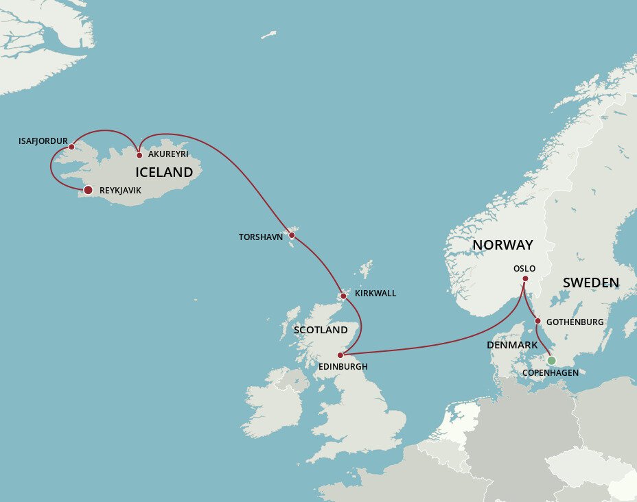 erik the red travel map