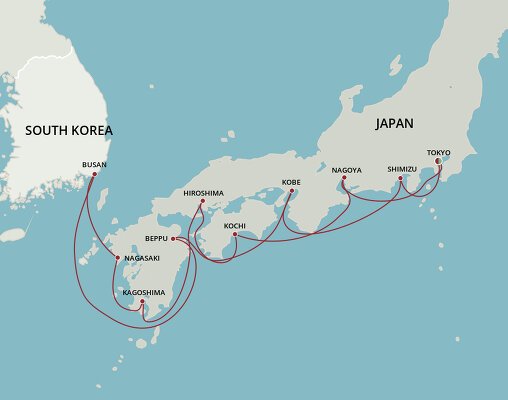 Japan Cruises Starting In April 2024