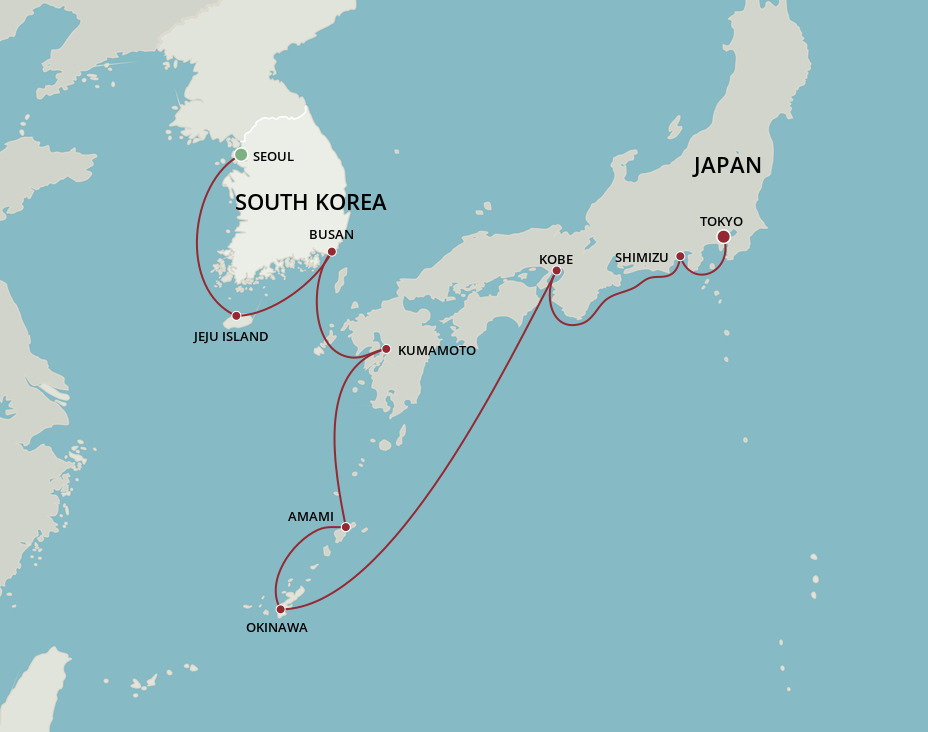 Japanese Awakening - Oceania (11 Night Cruise from Seoul to Tokyo)