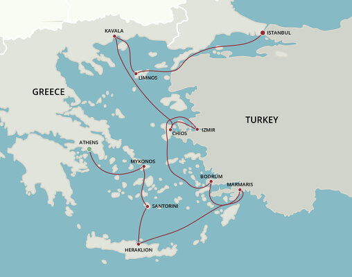 Cruises from Athens to Istanbul - 2023 & 2024 Seasons