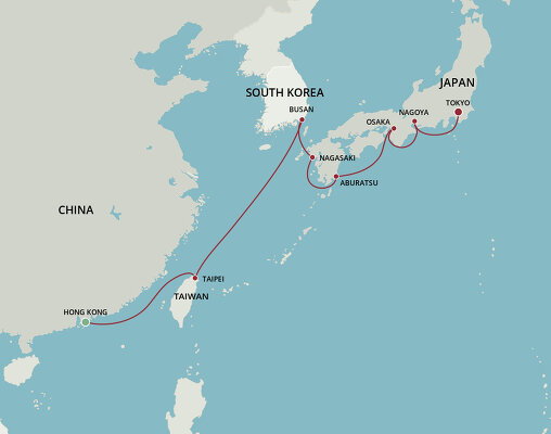 Cruises from Hong Kong to Tokyo - 2025 & 2026 Seasons