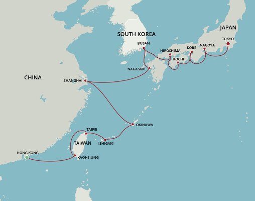 Japan Cruises Starting In January 2025