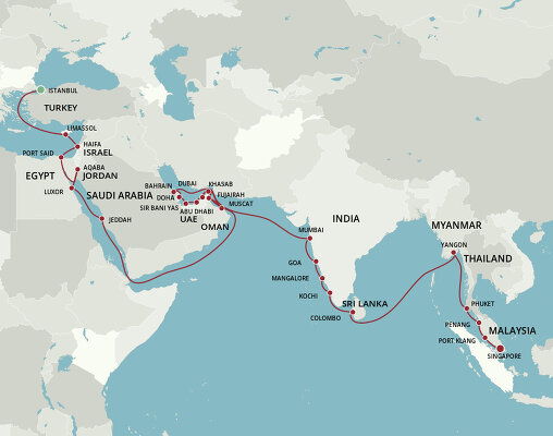 Cruises Starting In Istanbul - 2023-2025 Seasons