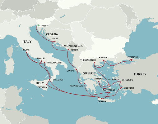 Cruises From Venice To Istanbul - 2023-2025 Seasons