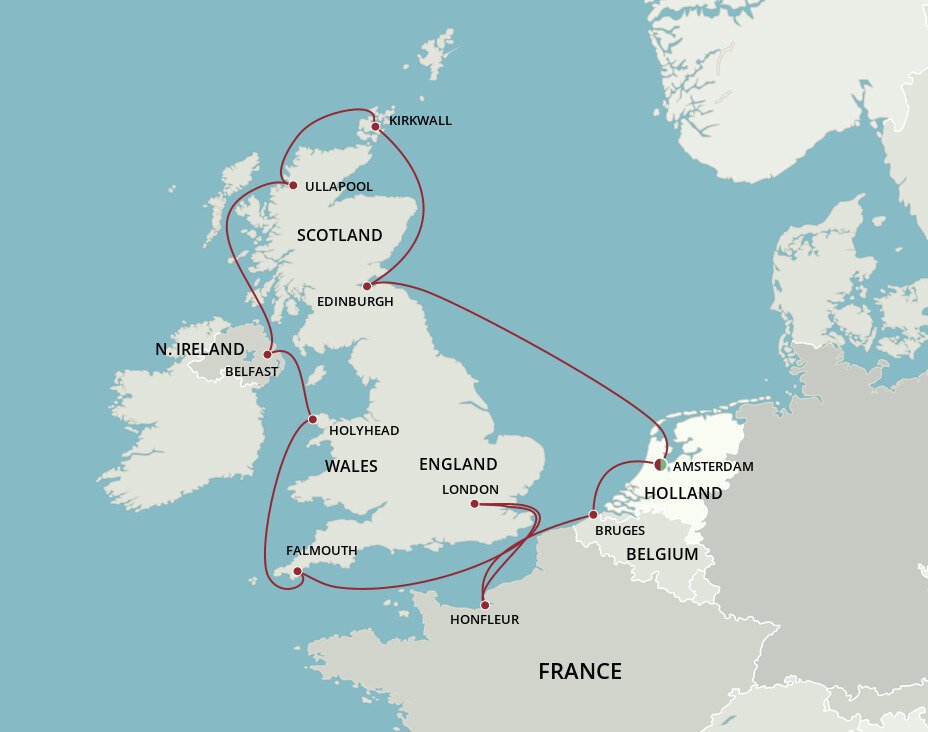 oceania cruises british isles