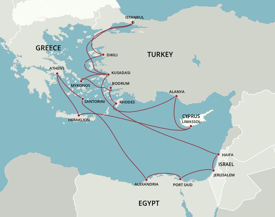 Adriatic To Aegean Stars - Oceania (20 Night Roundtrip Cruise From 