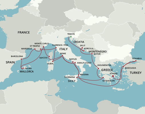 Cruises from Venice to Athens - 2024 & 2025 Seasons