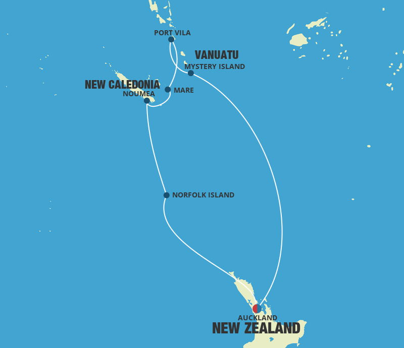 Bounty Discovery - P&O Cruises (10 Night Roundtrip Cruise from Auckland)