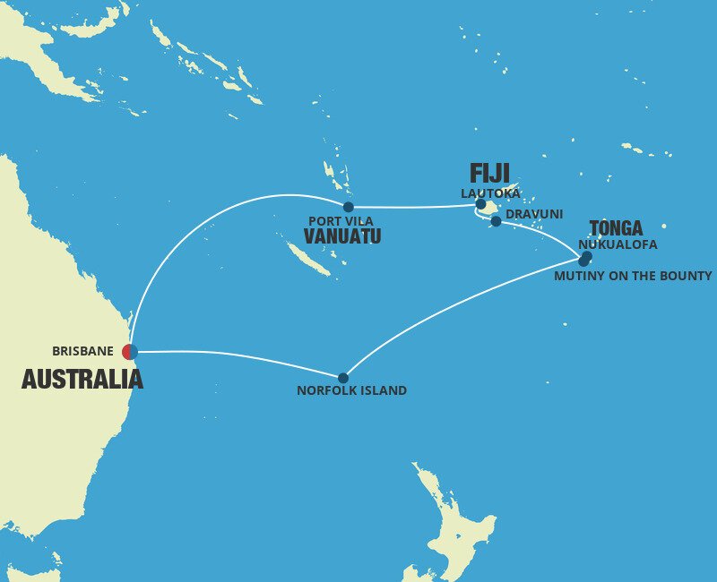 Bounty Adventure P&O Cruises (14 Night Roundtrip Cruise from Brisbane) Bounty Adventure P&O Cruises (14 Night Roundtrip Cruise from Brisbane)
