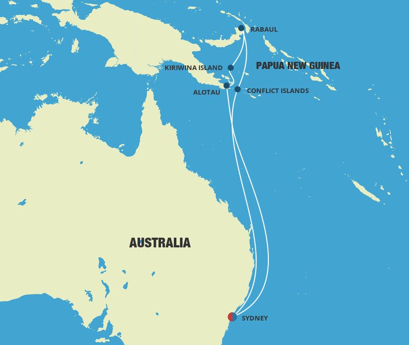 New Guinea Island Encounter P&O Cruises (12 Night Roundtrip Cruise