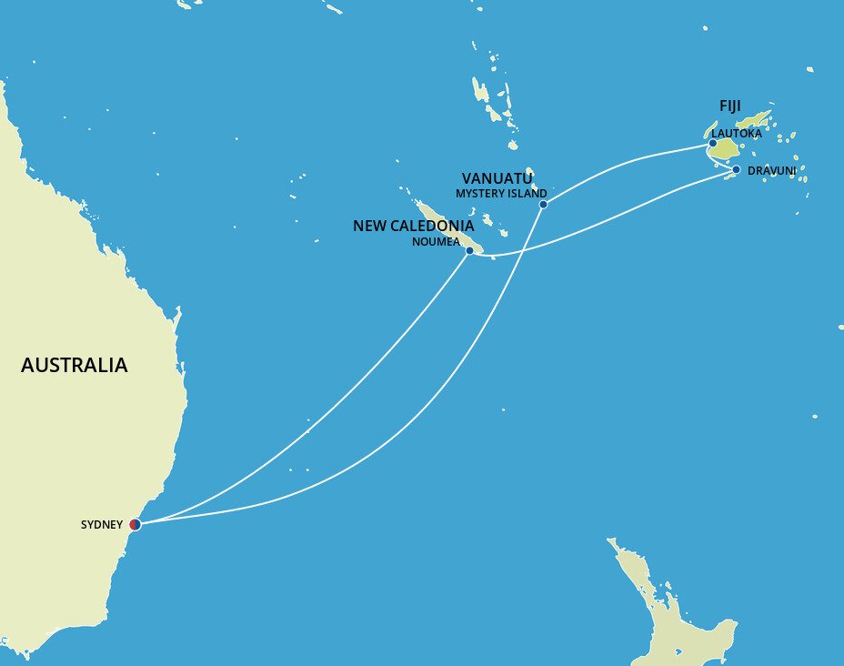 cruise from sydney to fiji 2023