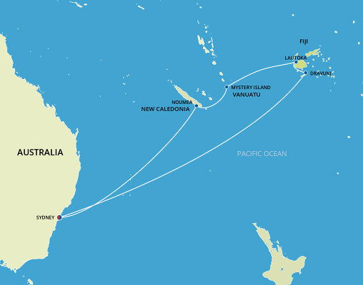 South Pacific Cruises - P&O - 2024-2026 Seasons