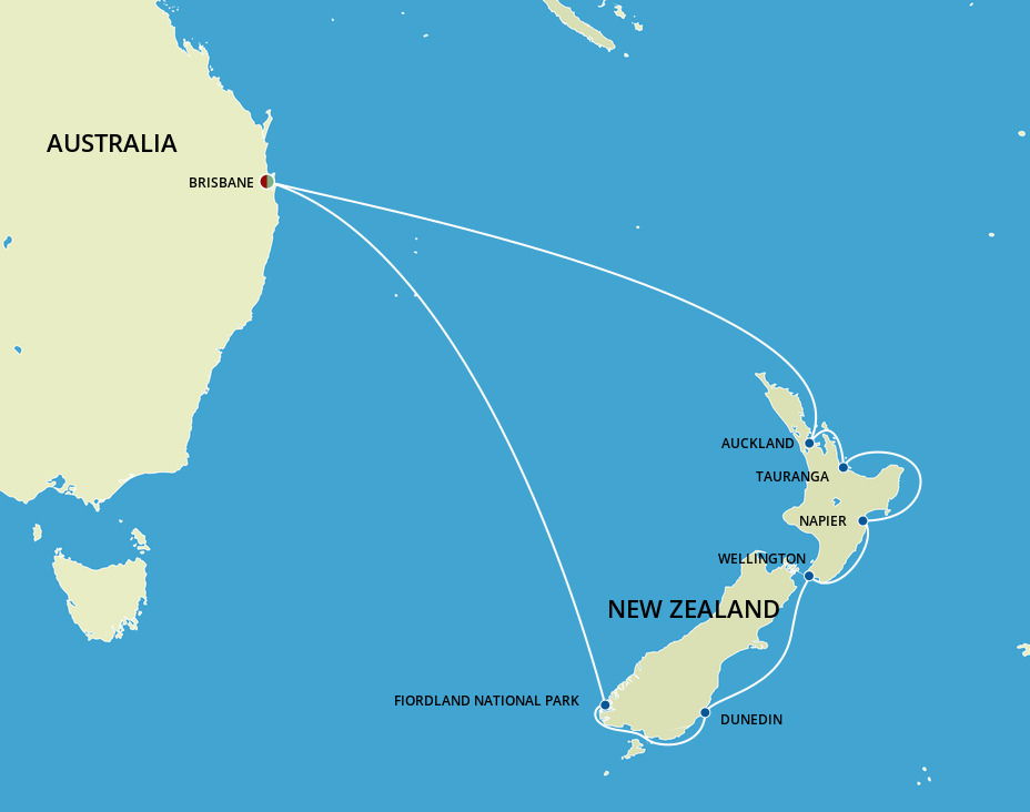 Kiwi Adventure Cruise - P&O Cruises (14 Night Roundtrip Cruise from 