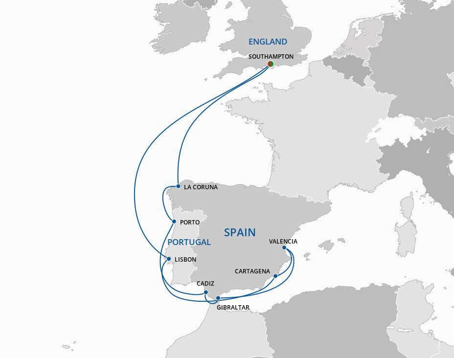 15 night portugal and spain crossing cruise