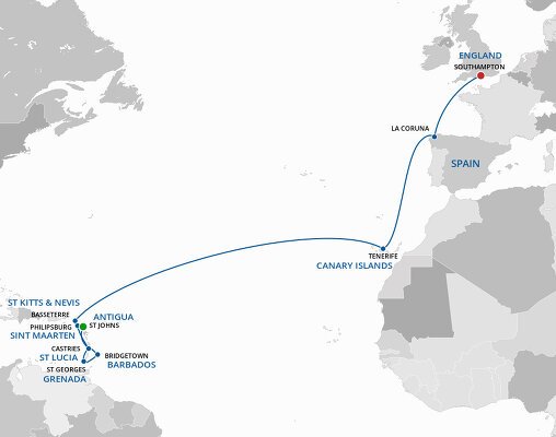 transatlantic cruises for 2025