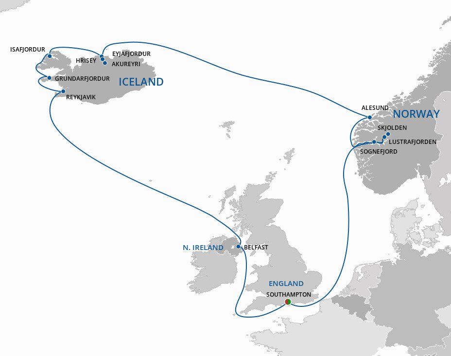 Norway & Iceland Cruises - 2024 & 2025 Seasons