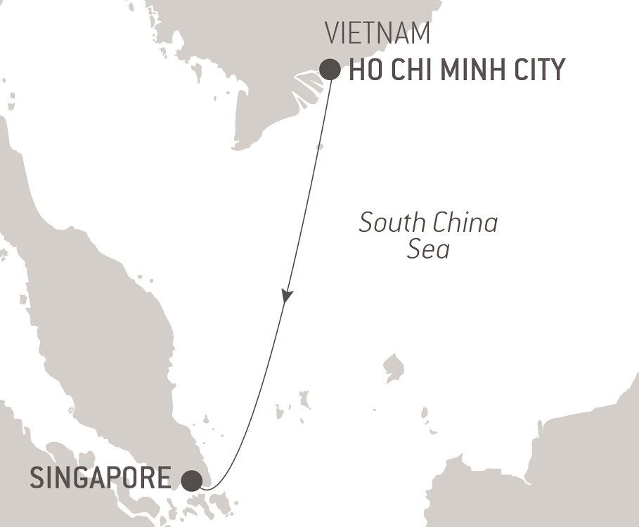 Ocean Voyage: Ho Chi Minh City - Singapore - Ponant (2 Night Cruise 