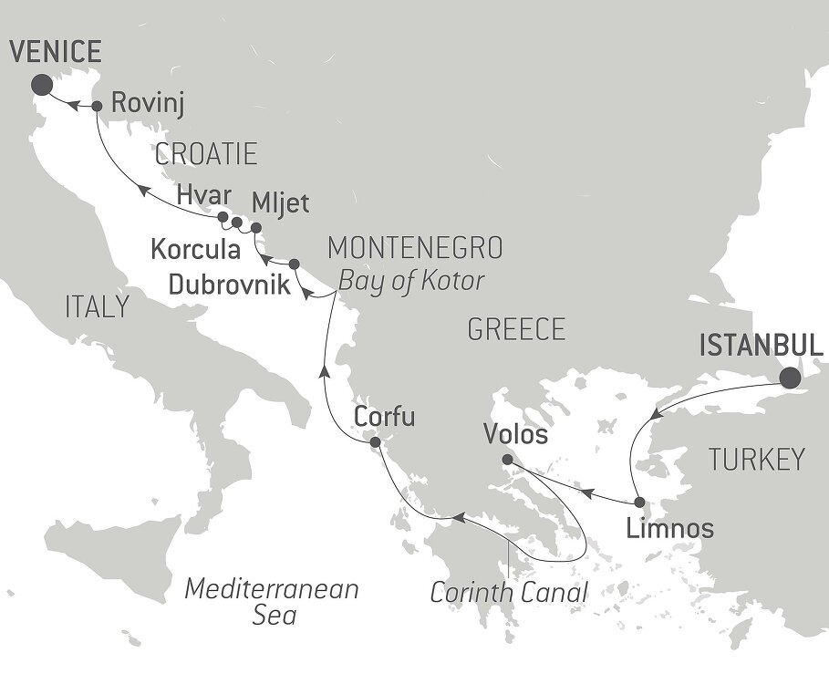 From Sublime Istanbul to Venice the Serenissima Ponant (9 Night From Sublime Istanbul to Venice the Serenissima Ponant (9 Night