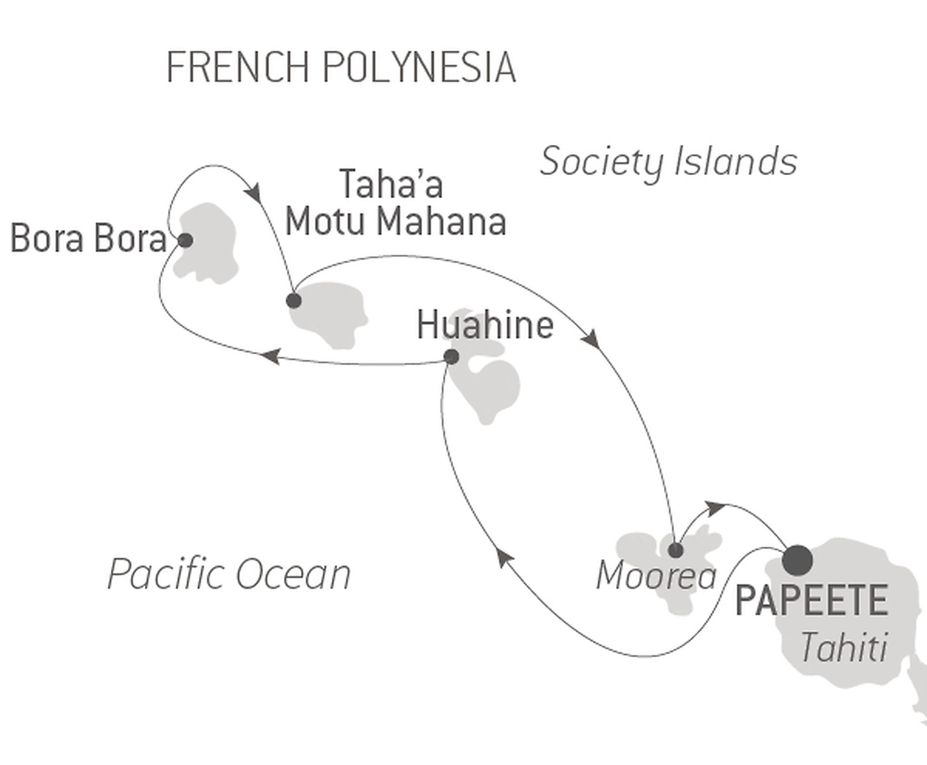 Tahiti & The Society Islands - Ponant (7 Night Roundtrip Cruise From ...