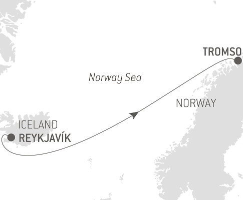 Cruises from Iceland to Norway - 2023-2025 Seasons