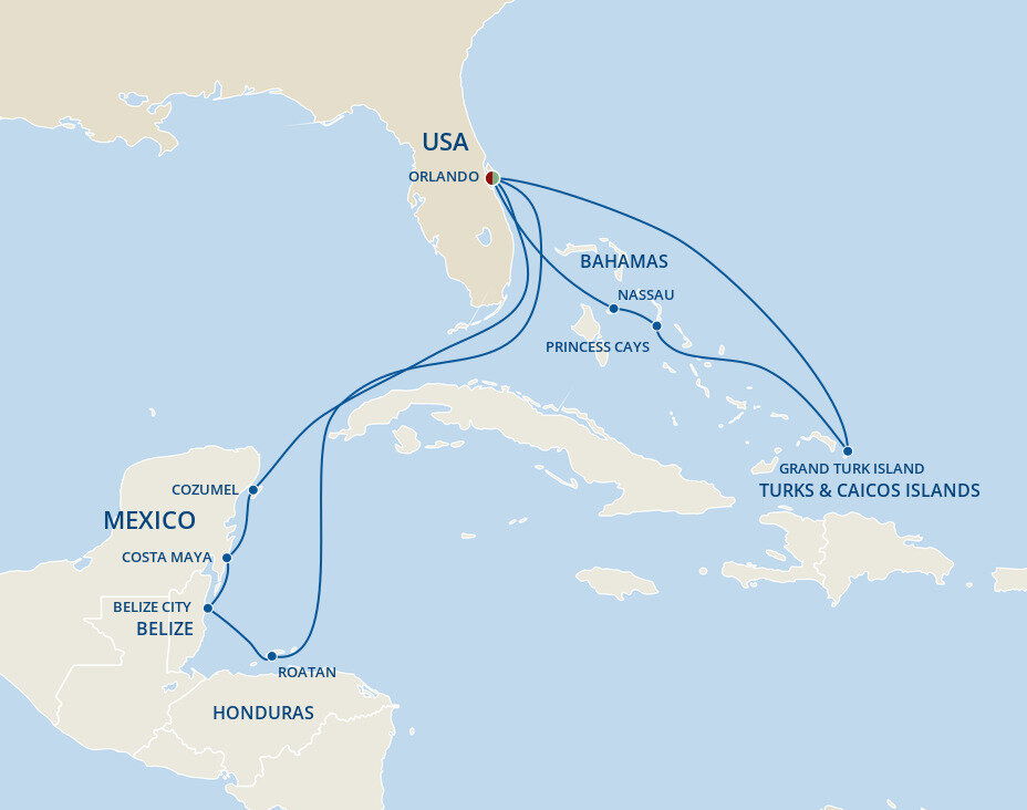 Caribbean East/West Adventurer Holiday - Princess (14 Night Roundtrip ...